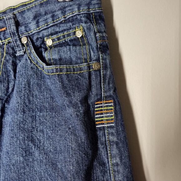 Vintage ‘90s Ruff Ryders Kids Size 10 Denim Jean Shorts DMX Hip Hop Streetwear - Picture 8 of 10
